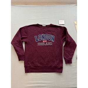 Zone One London England Sweatshirt & Aerie Distressed Mauve Pullover Lot Size M